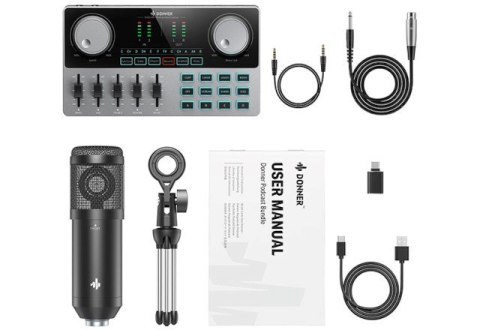 Donner Podcast Starter Kit - zestaw do nagrywania podcastów