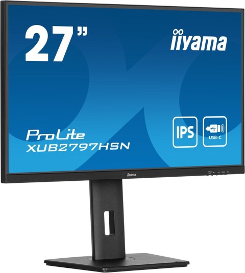 Monitor IIYAMA 68,5 cm (27") XUB2797HSN-B2 16:9 HDMI+DP+USB-C