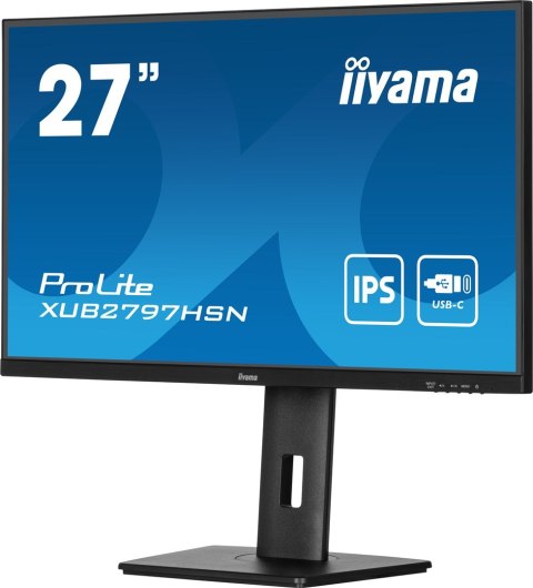 Monitor IIYAMA 68,5 cm (27") XUB2797HSN-B2 16:9 HDMI+DP+USB-C