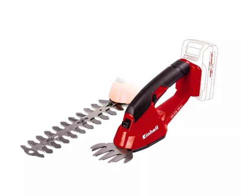 Einhell GE-CG 18 Li - Solo akumulatorowe nożyce do trawy 10 cm 18 V Czarny, Czerwony
