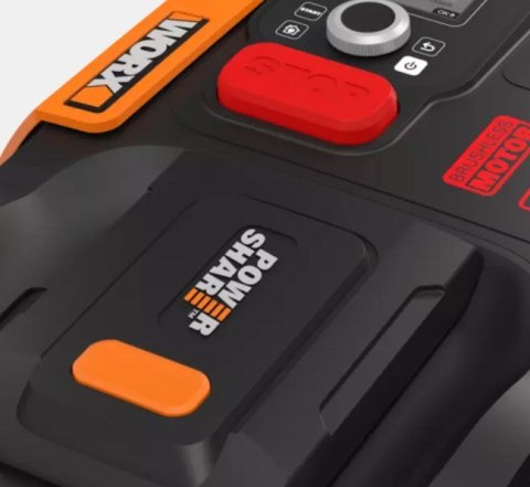 WORX WR167E kosiarka Kosiarka robot Bateria Czarny, Pomarańczowy