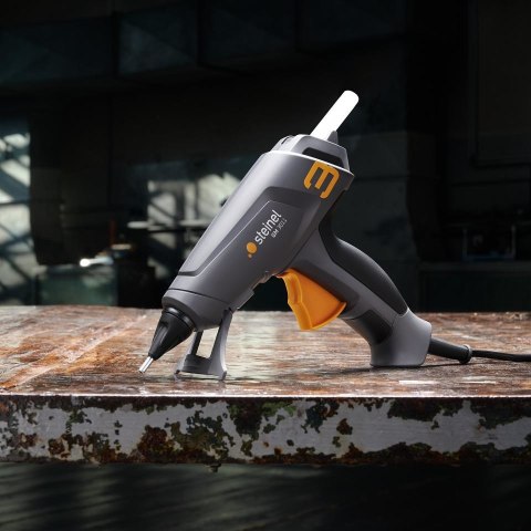 STEINEL Gluematic 3011 Koffer Klebepistole Pistolet na gorący klej Szary, Pomarańczowy 45 W