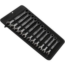 WERA klucz płasko-oczkowy z grzechotką, komplet 11 sztuk