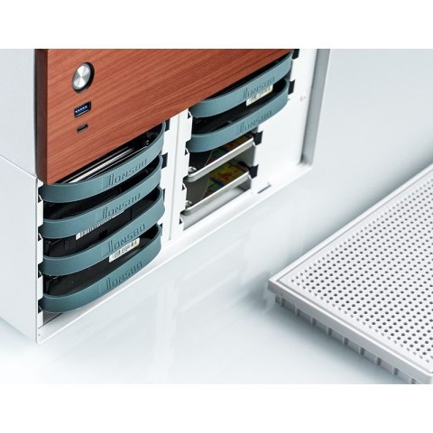 Jonsbo N4 WHITE zabezpieczenia & uchwyty komputerów Micro Tower Biały