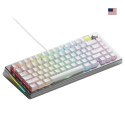 Klawiatura gamingowa Glorious GMMK 3 Pro HE 75% Custom Gaming-Tastatur - Pre-Built, Fox HE Switches, Silber