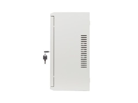 Szafa instalacyjna Lanberg rack wisząca 19" 4U+3U 540x200 niskoprofilowa szara (złożona)