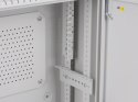 Szafa instalacyjna Lanberg rack wisząca 19" 4U+3U 540x200 niskoprofilowa szara (złożona)