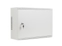 Szafa instalacyjna Lanberg rack wisząca 19" 4U+3U 540x200 niskoprofilowa szara (złożona)