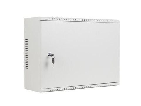 Szafa instalacyjna Lanberg rack wisząca 19" 4U+3U 540x200 niskoprofilowa szara (złożona)