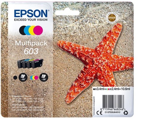 Zestaw tuszy Epson 603 Multipack C13T03U640