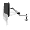 Ergotron LX DESK MOUNT LCD ARM POLISHED/32IN BLACK/WHITE VESA MIS-D