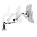 Ergotron LX DESK MOUNT LCD ARM POLISHED/32IN BLACK/WHITE VESA MIS-D
