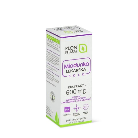 Miodunka lekarska ekstrakt w płynie 20:1 100ml PLON PHARM