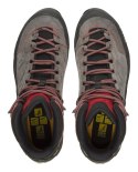 Salewa MTN Trainer Mid GTX Męski Dorosły Ciemnoszary, Szary, Czerwony