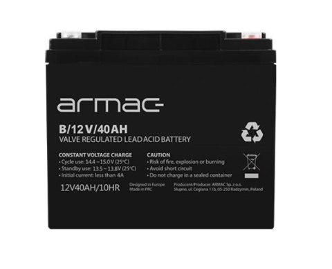 Akumulator żelowy do Ups uniwersalny Armac B/12V/40Ah
