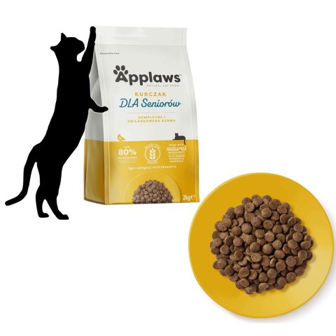Applaws Applaws Cat Dry Senior Chicken 2kg