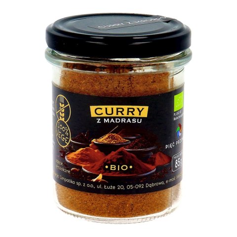 PIĘĆ PRZEMIAN Curry z Madrasu bezglutenowe BIO 85g