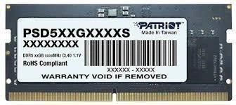 Patriot SO-DIMM DDR5 16GB 5600MHz 1 Rank Bulk