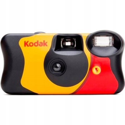 Kodak FUN SAVER Aparat fotograficzny jednorazowy z filmem kolorowym i FLASH z lampą błyskową, 400/27+12 klatek zdjęć