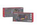 GENESIS Thor 230 TKL klawiatura Gaming USB + RF Wireless + Bluetooth QWERTY Czarny, Szary, Pomarańczowy