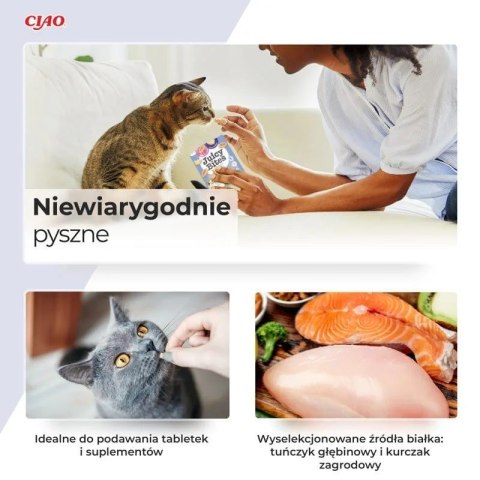 INABA CAT JUICY BITES CHICKEN/TUNA FLAVOUR 3x11,3g