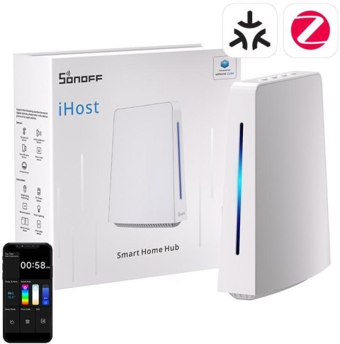 Centrala Wi-Fi, ZigBee Sonoff iHost Smart Home Hub AIBridge-26, 4GB RAM