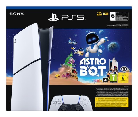 Sony PlayStation 5 Slim Digital - Astro Bot Bundle 1TB Konsola Biała
