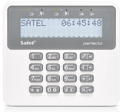 Satel PRF-LCD-WRL inteligentny element smart kontroli centralnej domu