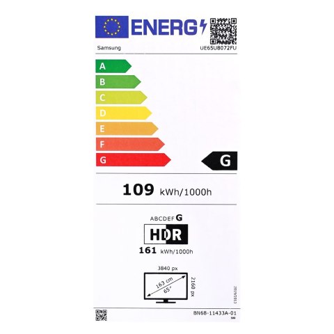 Telewizor 65" Samsung UE65U8072F