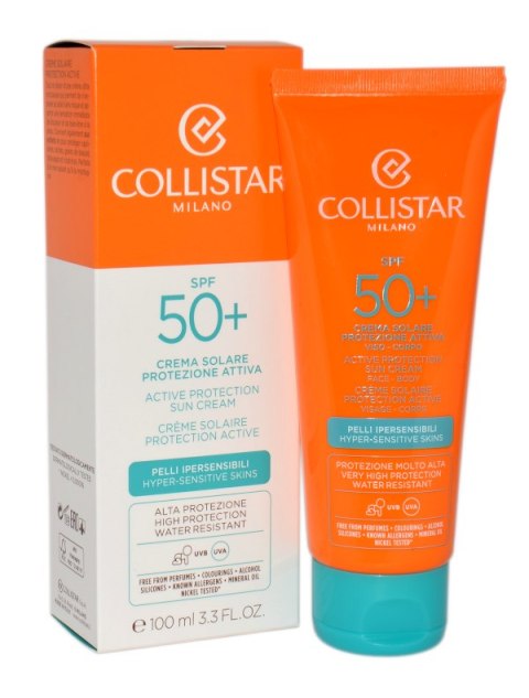 Collistar Active Protection Sun Cream Spf 50 100ml