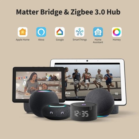 Panel kontrolny Smart Home Aqara Hub S1 Plus EU Biały Wi-Fi Bluetooth Zigbee