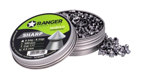 Śrut 4,5 mm RANGER Diabolo Professional Sharp szpic 500 szt. 0,54 g