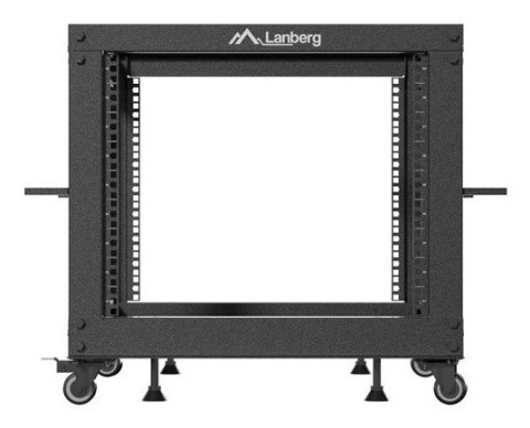 OPEN RACK 19" 9U 600X600-1100 REGULOWANY CZARNY LANBERG