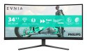 Philips Evnia 34M2C3500L/00 monitor komputerowy 86,4 cm (34") 3440 x 1440 px Wide Quad HD LCD Czarny