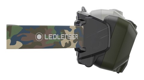 Ledlenser HF8R Core RGB Camouflage - latarka czołowa LED, zielona