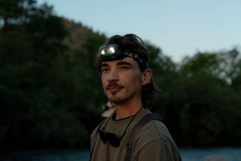 Ledlenser HF8R Core RGB Camouflage - latarka czołowa LED, zielona