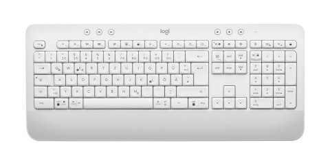 Logitech Signature MK650 Combo For Business klawiatura Dołączona myszka Biuro Bluetooth QWERTZ Niemiecki Biały