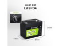 GREEN CELL AKUMULATOR LIFEPO4 CUBE 80AH 12V/12.8V 1024WH LFPGC12V80AH
