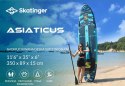 Deska SUP SKATINGER Asiaticus 350x89x15 cm Yoga