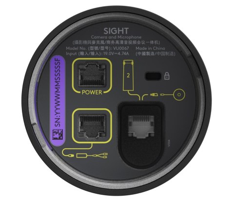 Logitech Sight Grafitowy 3840 x 2160 px 60 fps CMOS