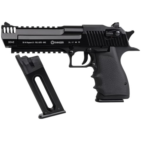 Pistolet wiatrówka RANGER DE 44 Magnum L6 FULL AUTO KWC kal. 4,5 BBs BLOW BACK 15 strz. METAL Slide CO2
