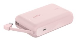 BELKIN POWERBANK 10 000 MAH, 20W, KABEL USB-C,PINK