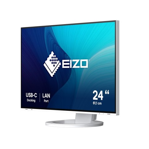 Monitor EIZO FlexScan EV2495-WT - 61,2 cm (24,1") - 1920 x 1200 pikseli - WUXGA - LED - 5 ms - Biały