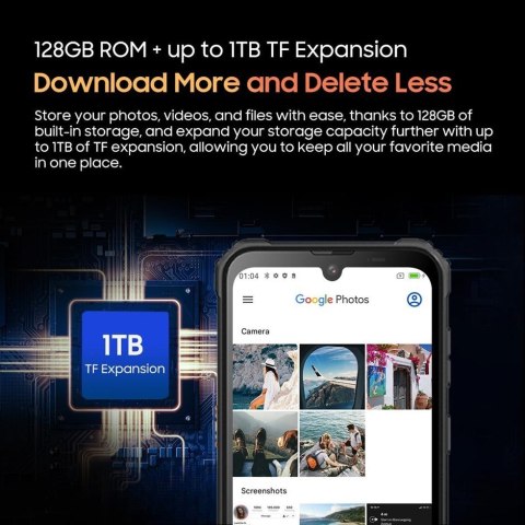 Telefon komórkowy Blackview BV5300 PLUS NFC 8/128GB Black
