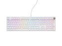 KLAWIATURA DLA GRACZY GENESIS THOR 404 US PODŚWIETLENIE RGB MECHANICZNA BIAŁA GATERON YELLOW PRO
