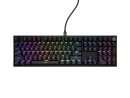 KLAWIATURA DLA GRACZY GENESIS THOR 404 US PODŚWIETLENIE RGB MECHANICZNA CZARNA GATERON YELLOW PRO