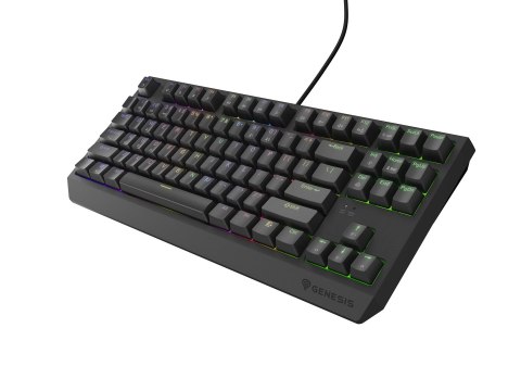 KLAWIATURA DLA GRACZY GENESIS THOR 230 TKL US RGB MECHANICZNA OUTEMU RED CZARNA HOT SWAP