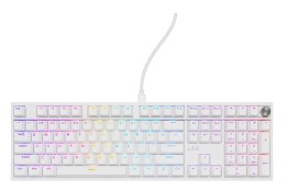 KLAWIATURA DLA GRACZY GENESIS THOR 404 US PODŚWIETLENIE RGB MECHANICZNA BIAŁA GATERON YELLOW PRO