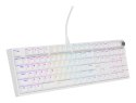 KLAWIATURA DLA GRACZY GENESIS THOR 404 US PODŚWIETLENIE RGB MECHANICZNA BIAŁA GATERON YELLOW PRO