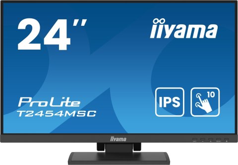 Płaski ekran Iiyama ProLite T2454MSC-B2AG 24 PCAP Multi Touch 10P - 61 cm